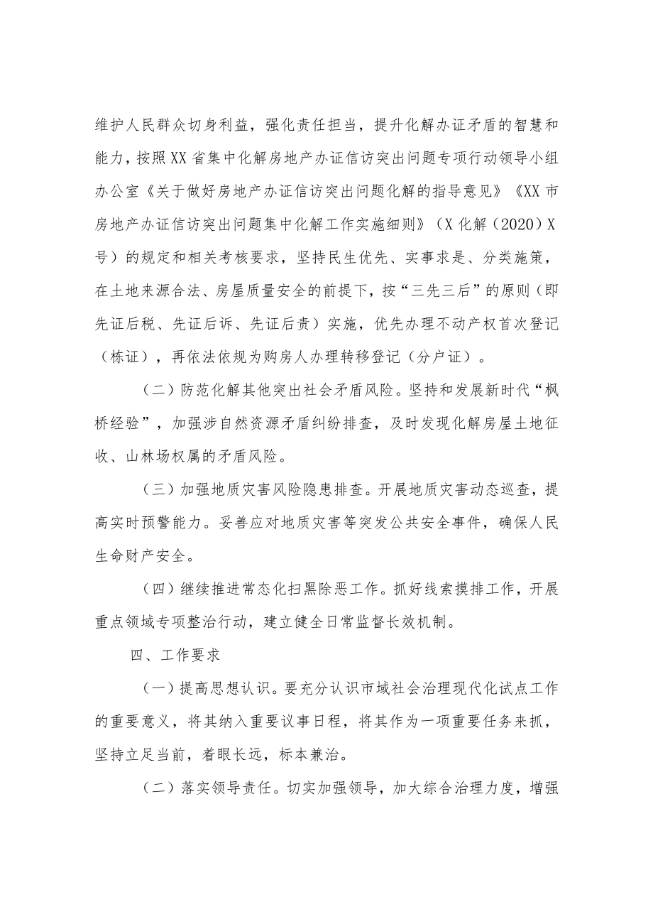 XX市自然资源局关于市域社会治理现代化试点工作方案.docx_第2页