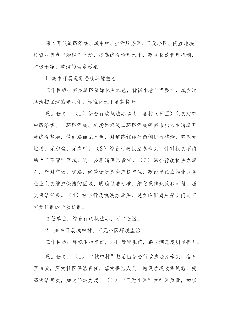 XX街道城乡环境综合整治百日攻坚行动工作方案.docx_第2页