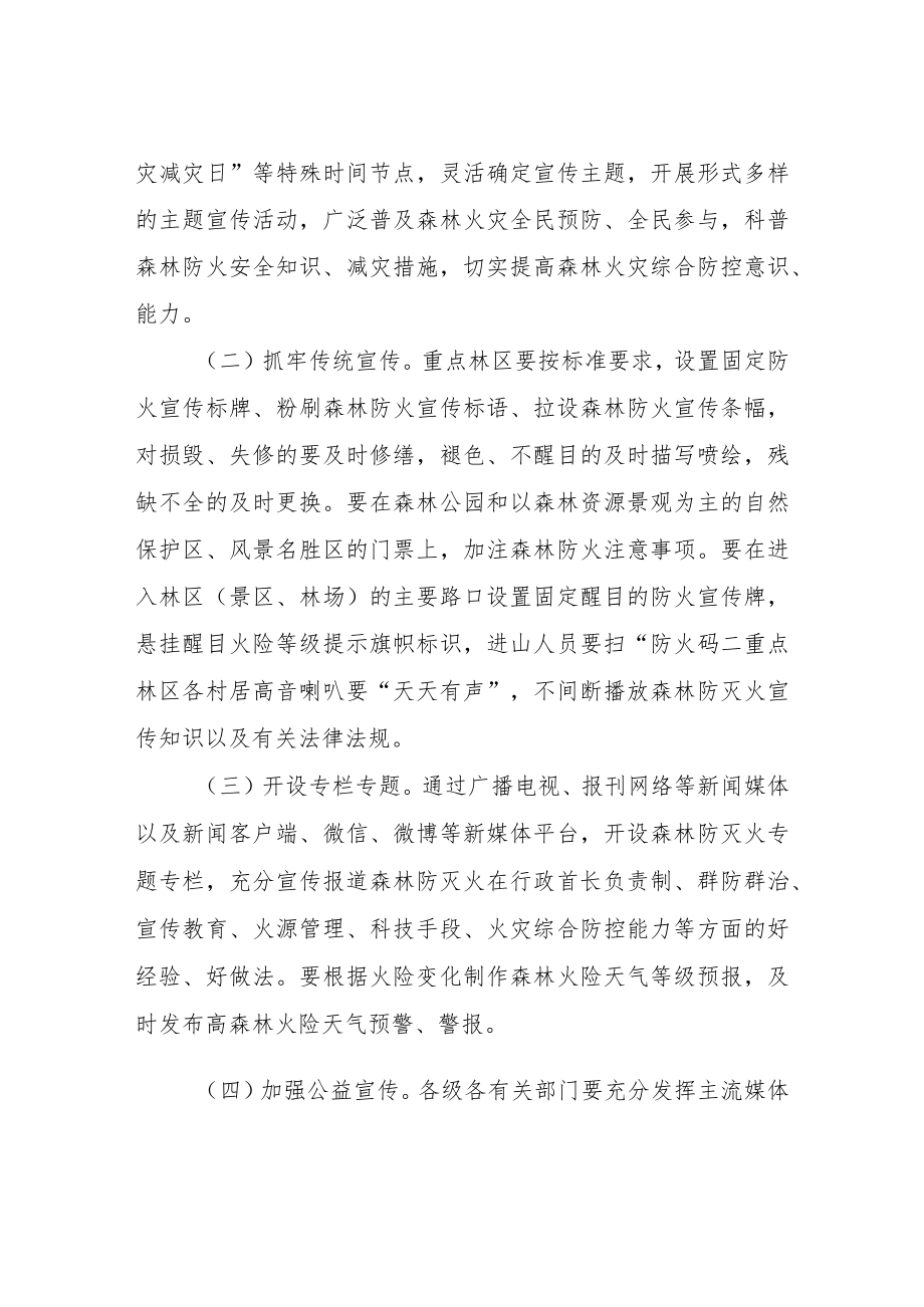 XX市森林防灭火宣传工作方案.docx_第2页