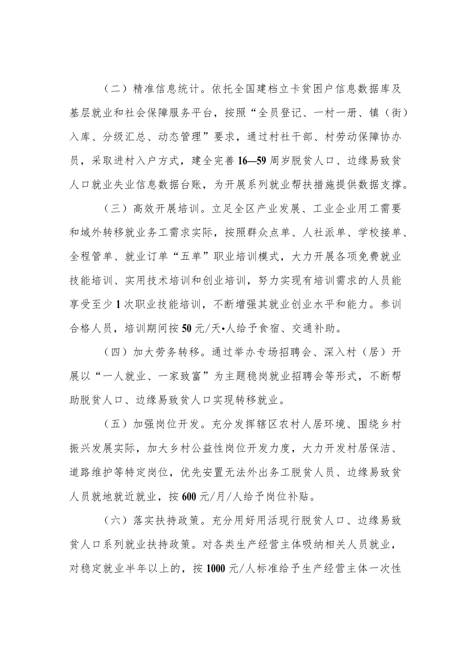 XX镇2022脱贫人口稳岗就业工作方案.docx_第2页