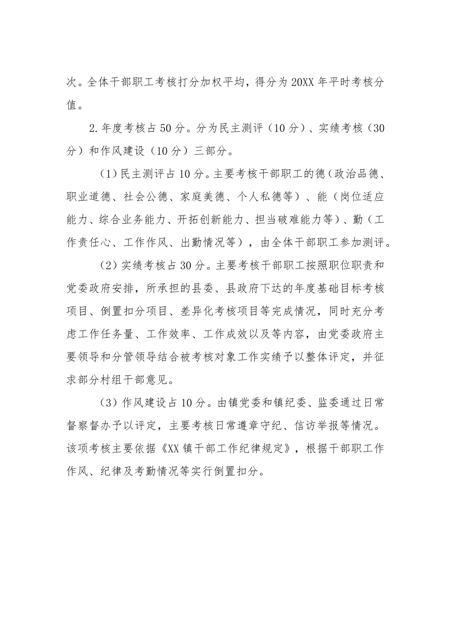 XX镇2021综合工作目标考核办法.docx_第2页