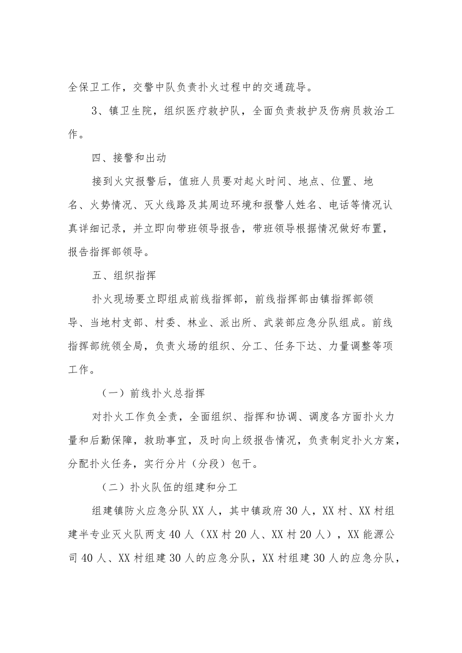 XX镇森林草原防灭火工作应急处置办法.docx_第2页