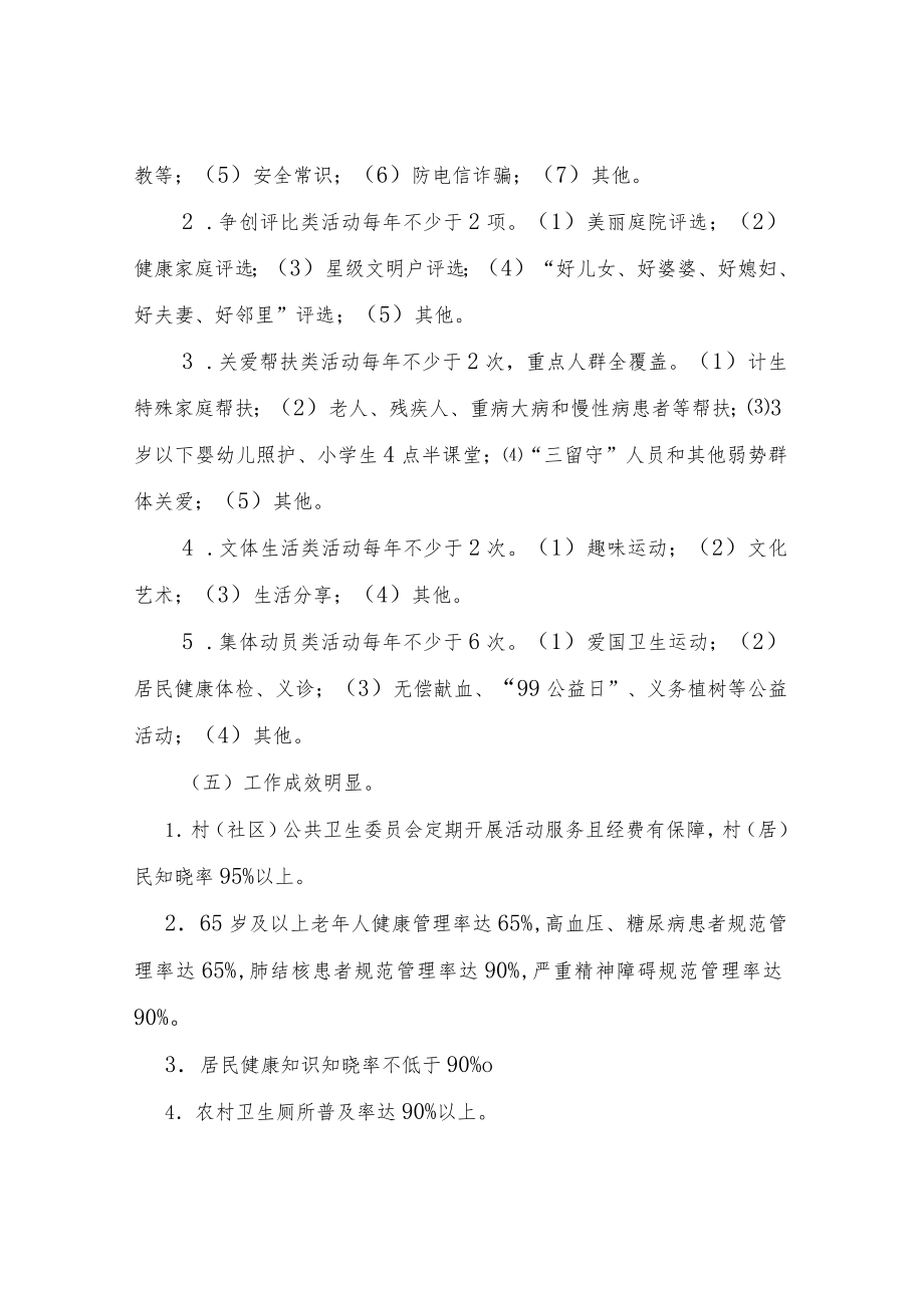 XX镇村（社区）公共卫生委员会工作评估方案.docx_第3页