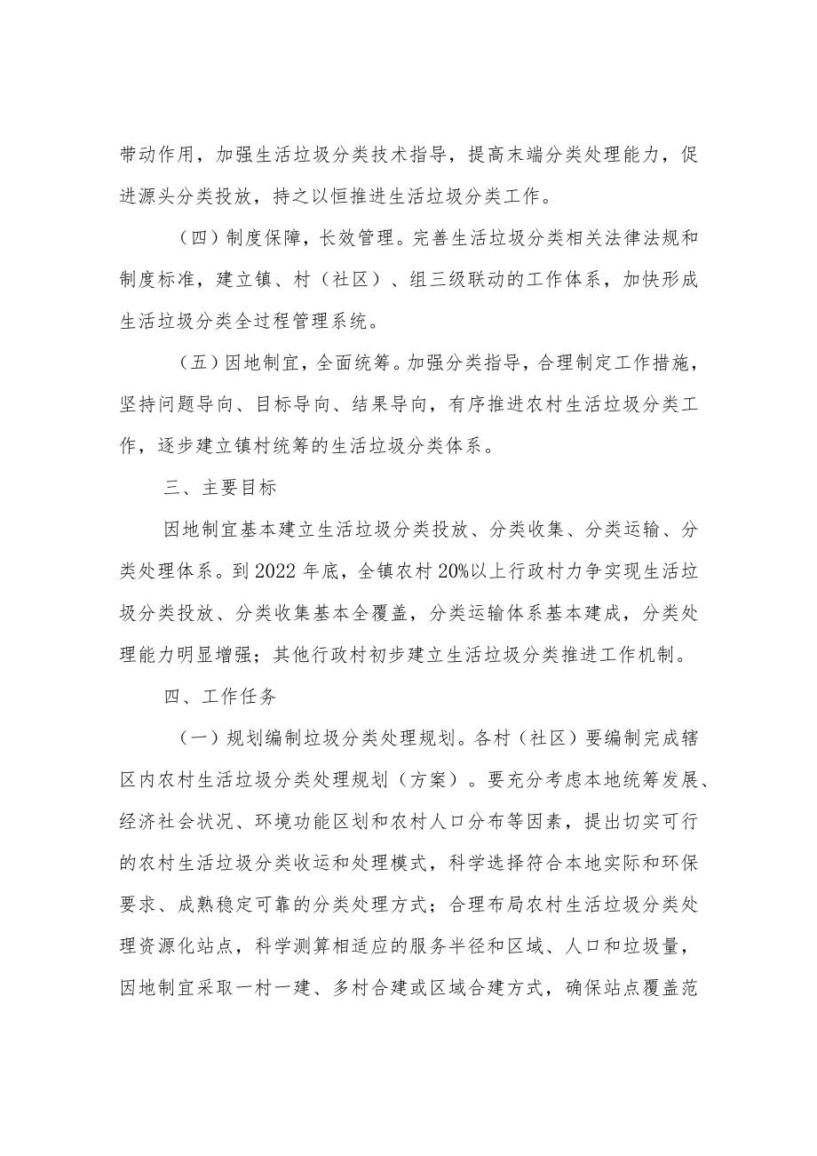 XX镇进一步推进农村生活垃圾分类工作实施方案.docx_第2页