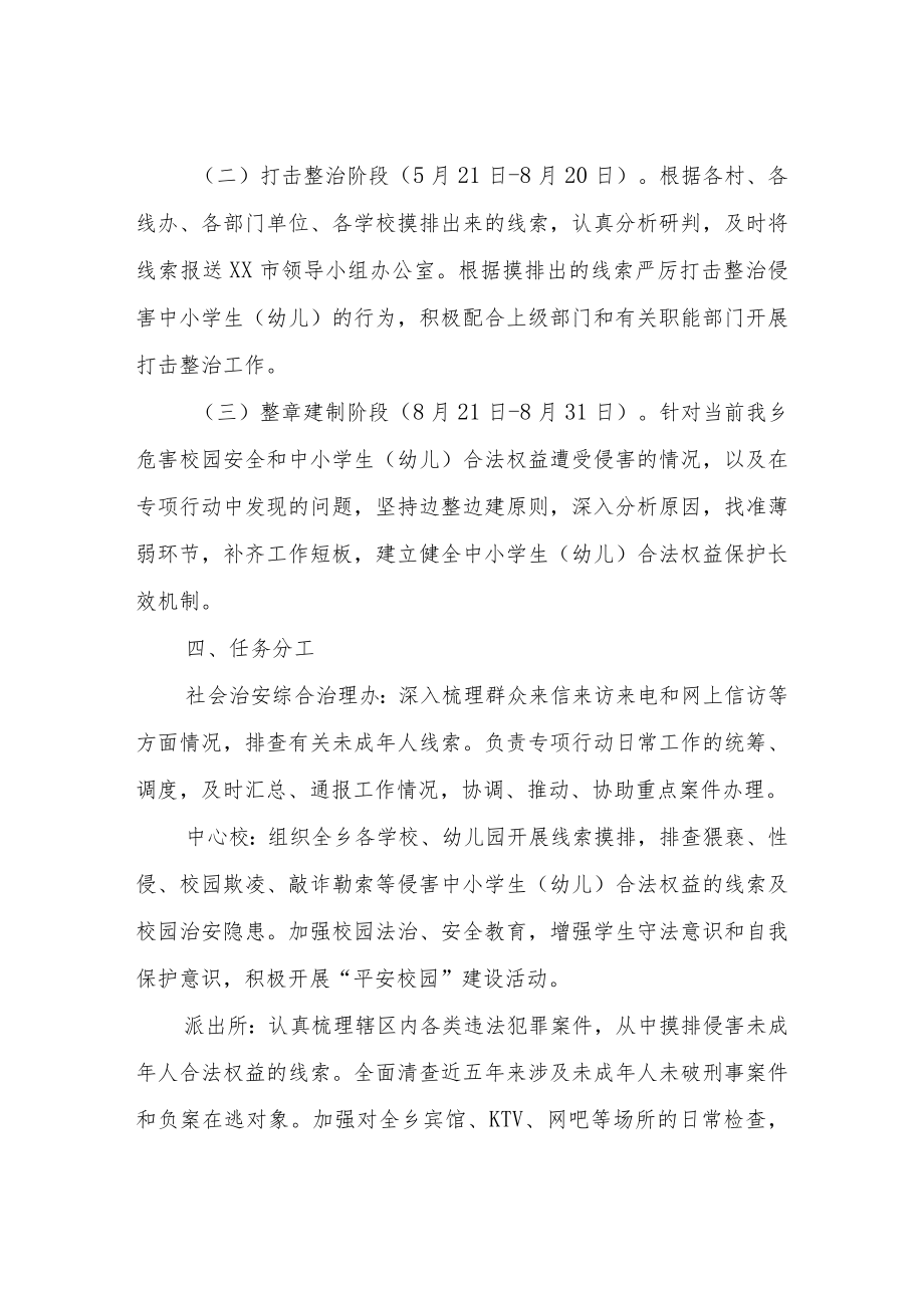 XX乡“净校园保安宁”专项行动方案.docx_第2页