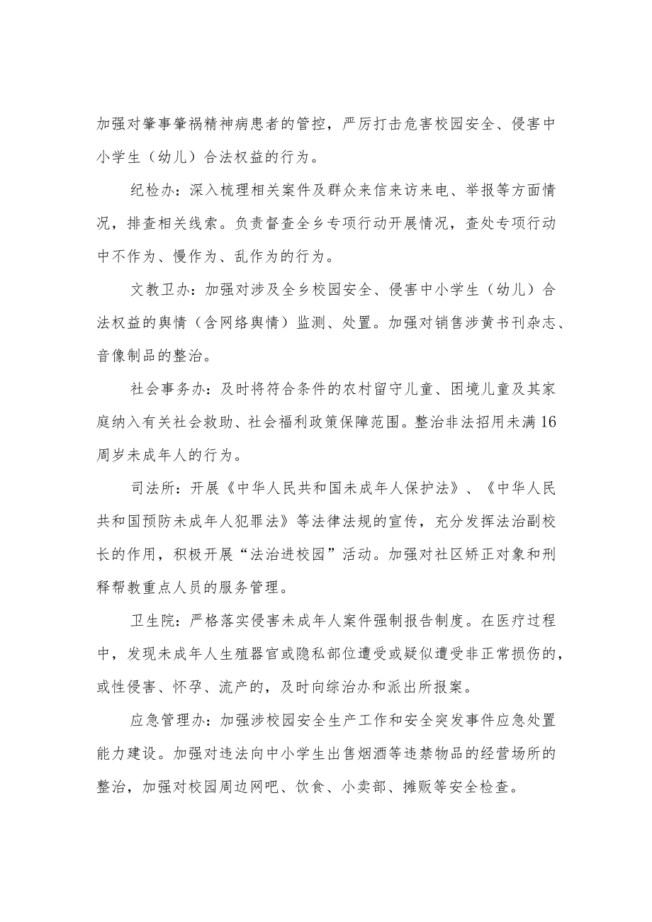 XX乡“净校园保安宁”专项行动方案.docx_第3页