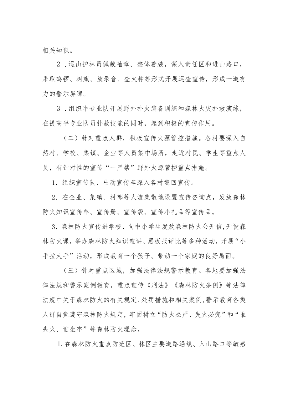 XX乡森林防灭火宣传“警示日”活动方案.docx_第2页