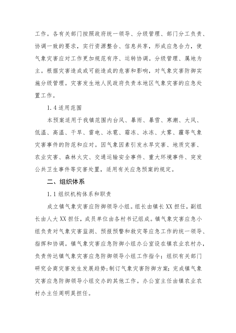 乡镇气象灾害应急预案.docx_第2页