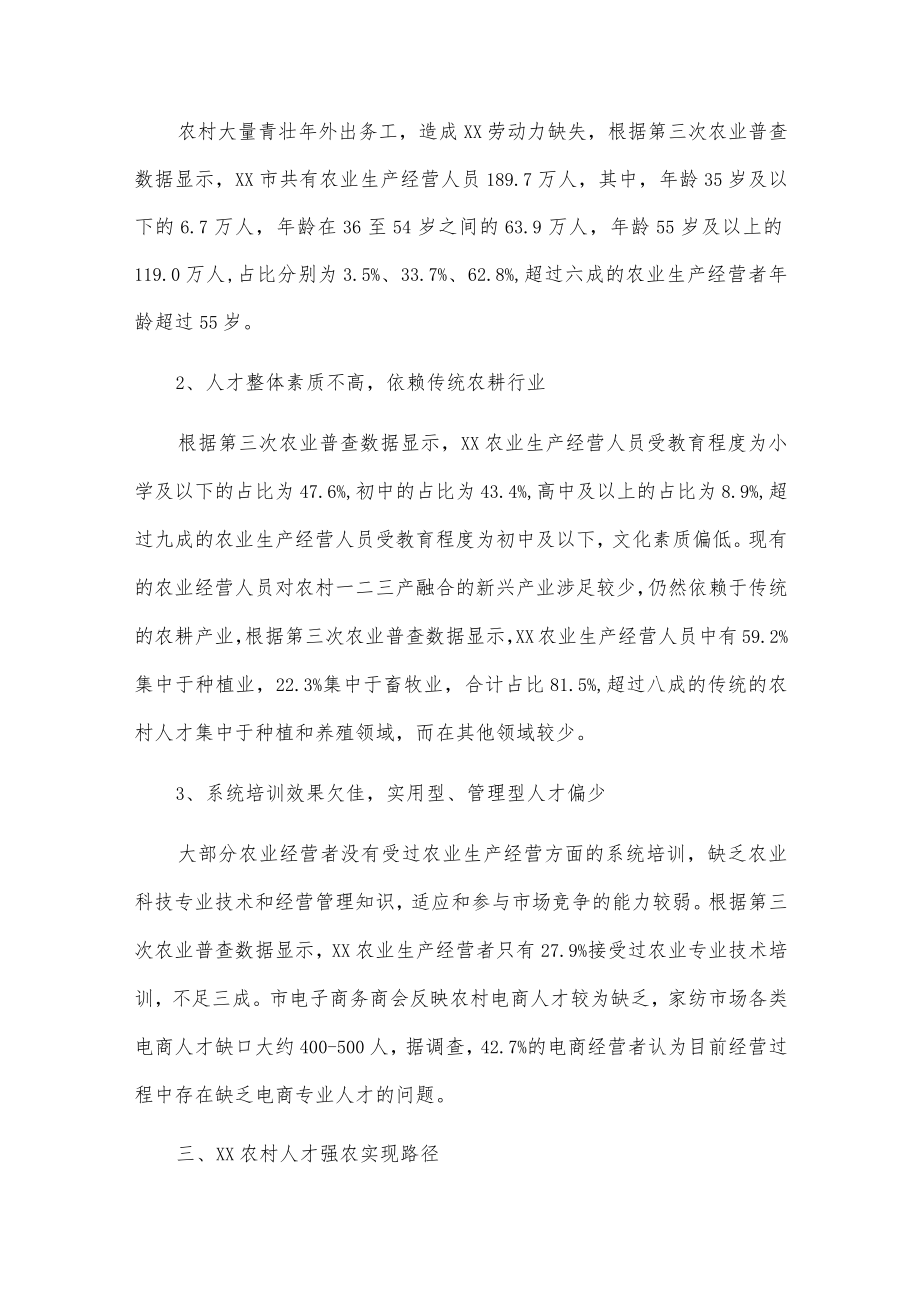 乡村振兴战略下人才强农路径研究.docx_第3页