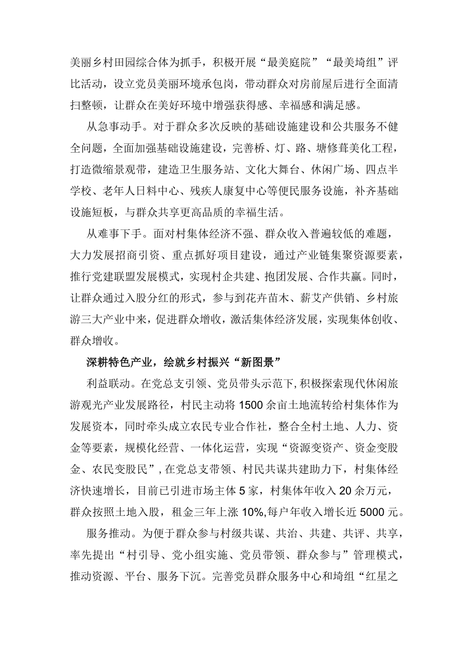 党建引领作用发挥经验交流材料.docx_第2页