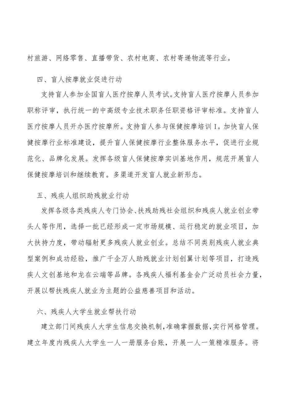 农村残疾人就业帮扶行动实施方案.docx_第3页