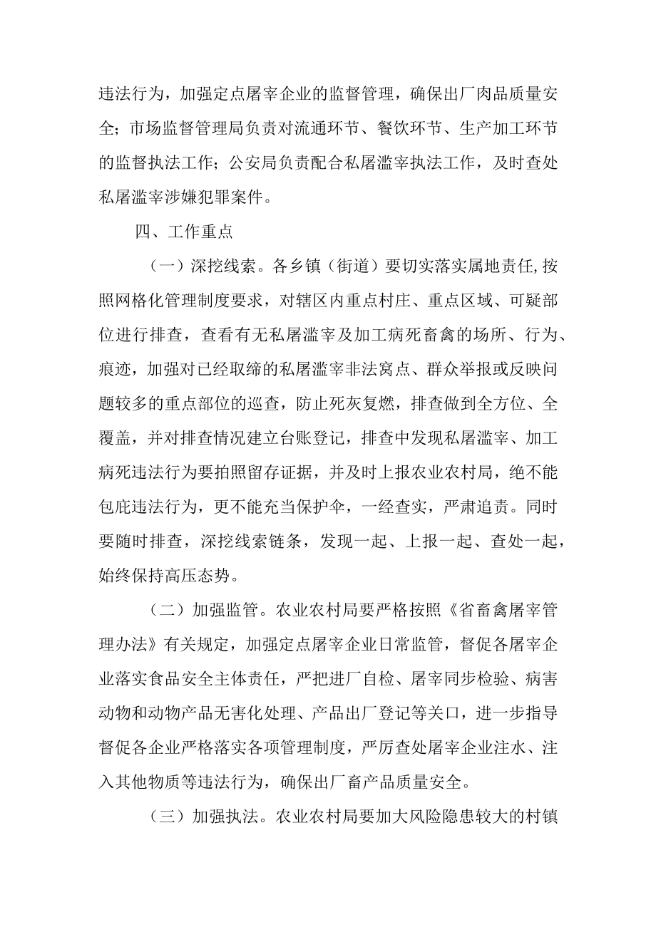 关于进一步建立私屠滥宰整治行动长效机制的实施方案.docx_第2页