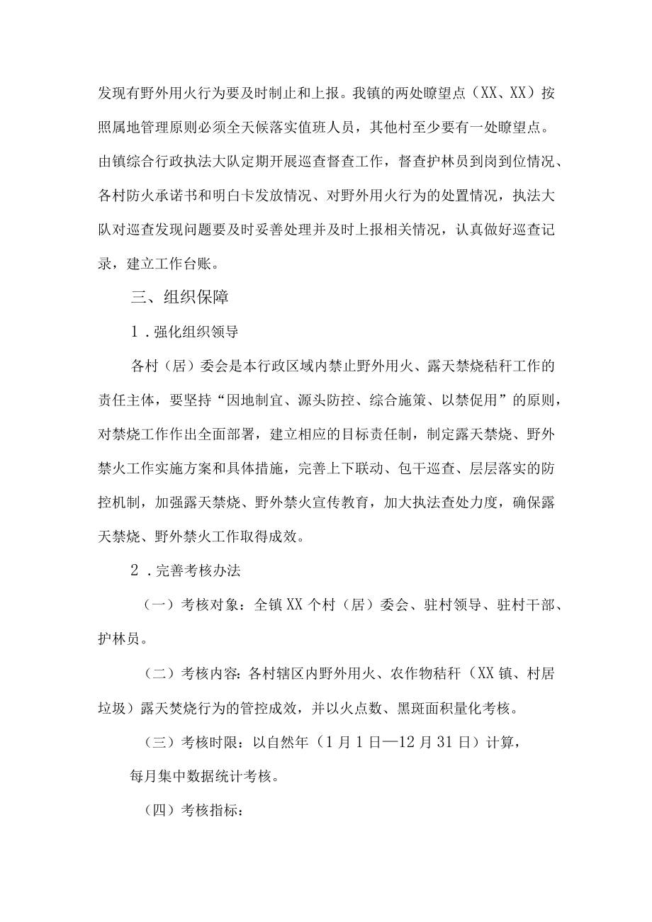 关于进一步强化措施抓细抓实野外禁火、露天秸秆禁烧行为情况报告.docx_第3页