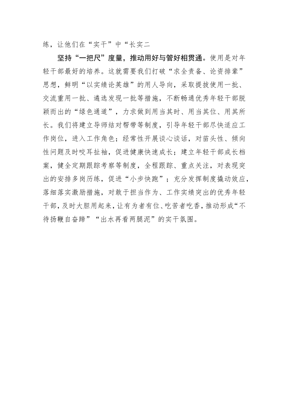 【中心组研讨发言】组织部长言论：让轻干部茁壮成长.docx_第3页