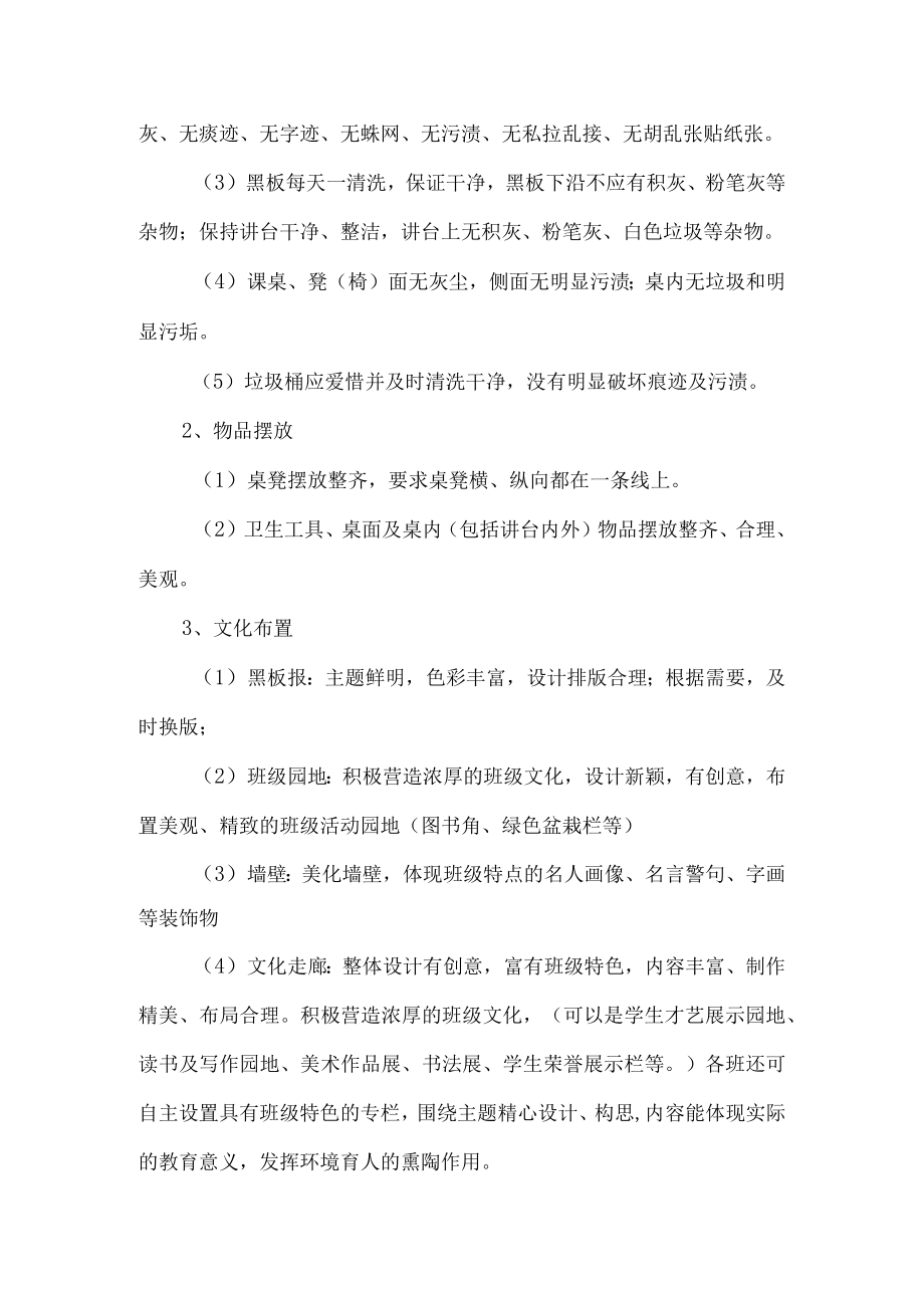 中学温馨教室评比方案.docx_第2页