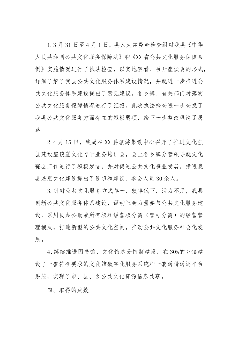 XX县基层公共文化设施运行排查治理落实情况总结.docx_第3页