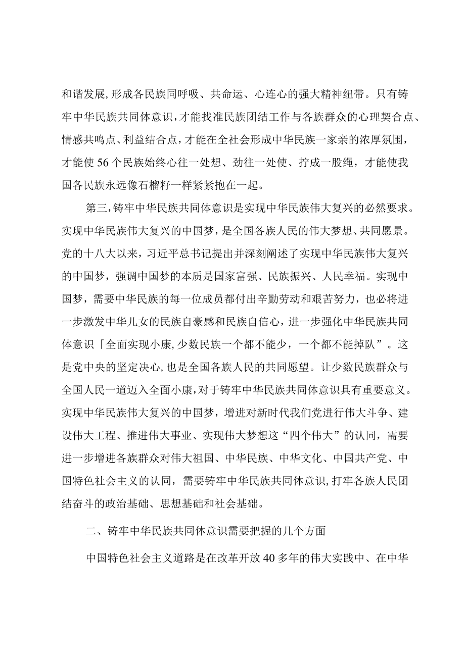 2022书记讲党课《铸牢中华民族共同体意识》.docx_第3页