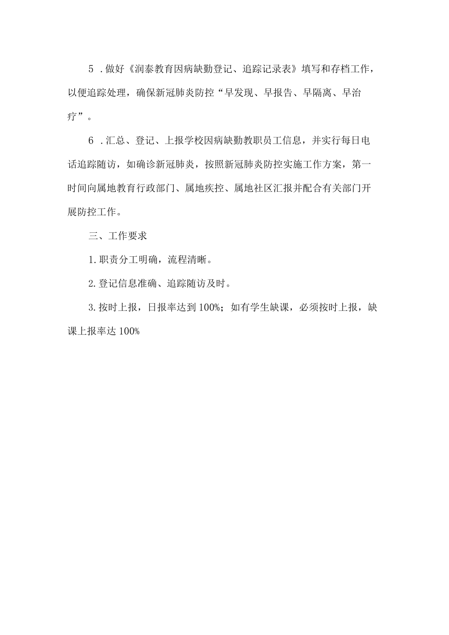 培训机构学校因病缺课登记追踪制度.docx_第2页