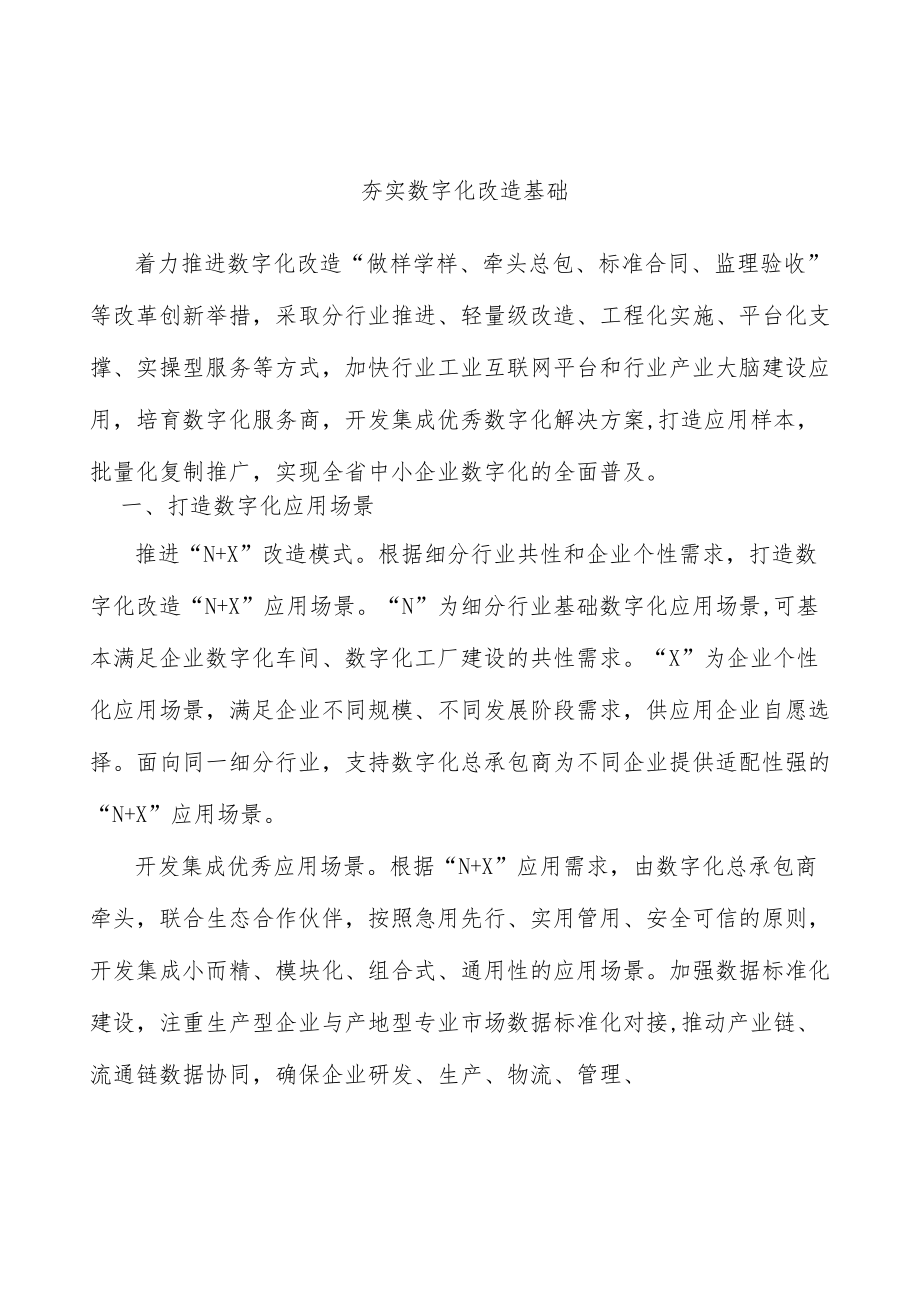 夯实数字化改造基础.docx_第1页