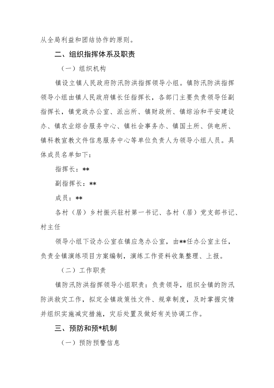 2022防汛防洪应急预案范文.docx_第2页