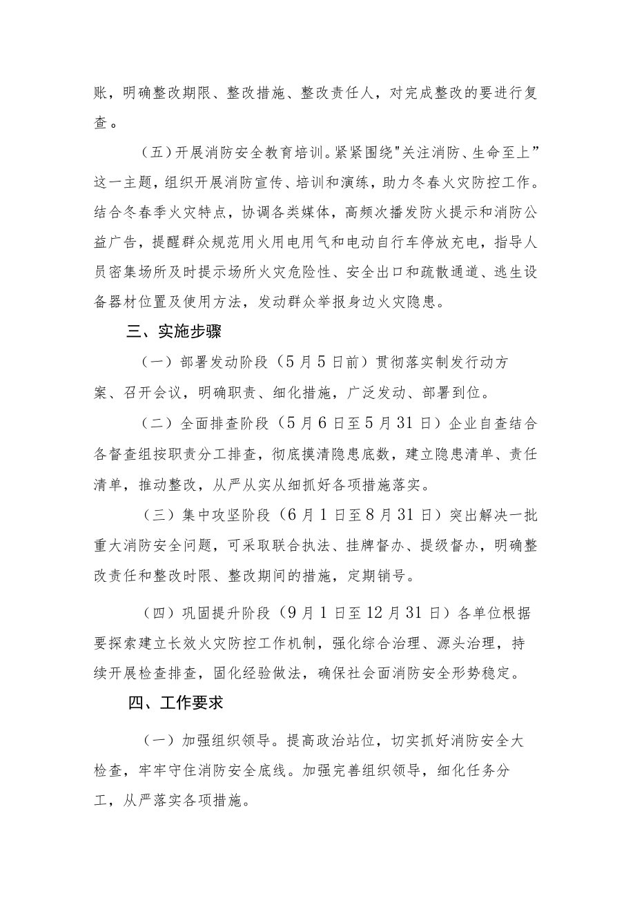 XX区文化和旅游行业领域消防安全大检查工作方案.docx_第3页