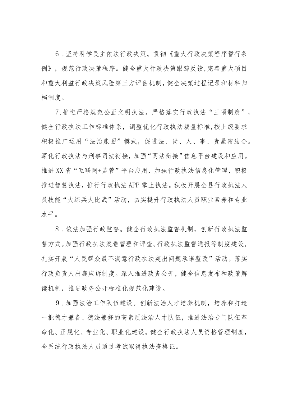 XX县自然资源和规划局2022年依法治县工作实施方案.docx_第3页