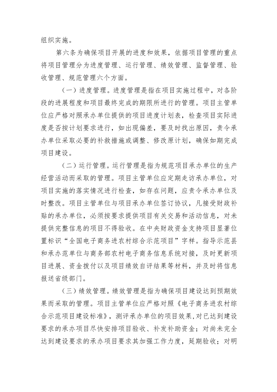 XX县电子商务进农村综合示范项目管理办法.docx_第2页