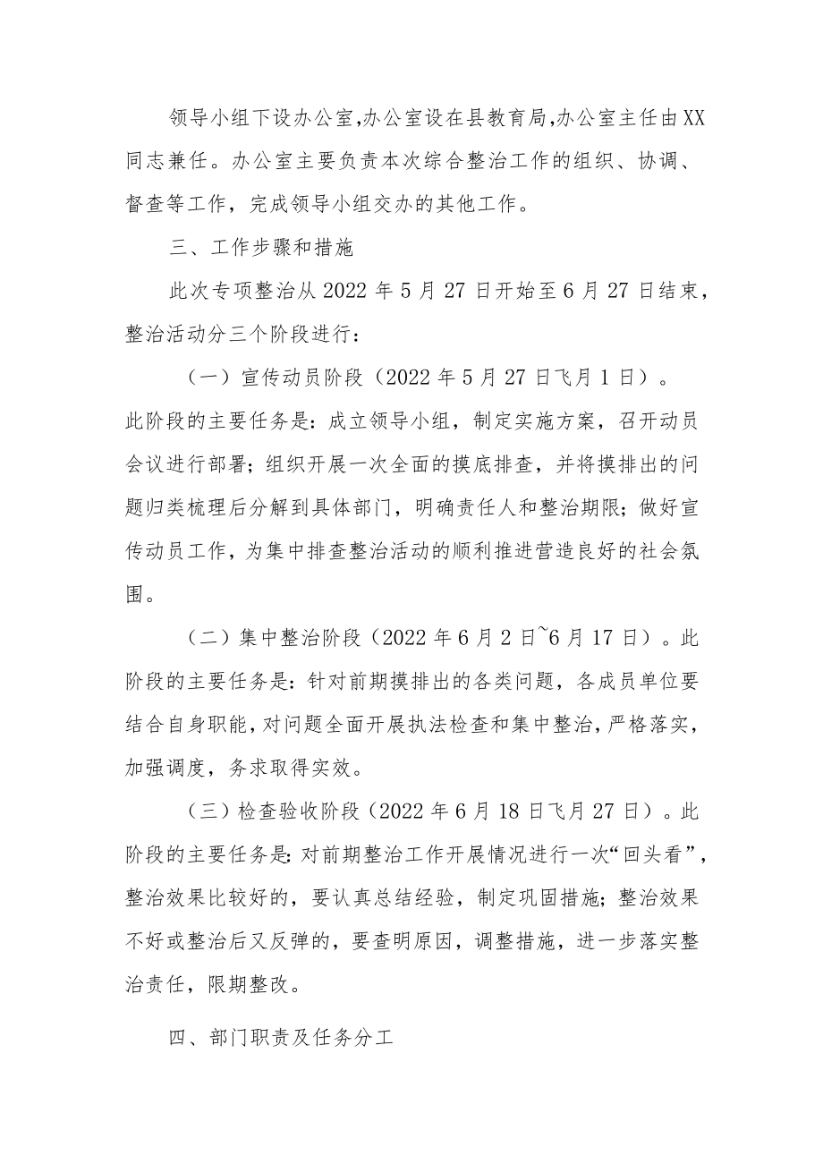 XX县校园及校园周边环境综合整治工作实施方案.docx_第2页