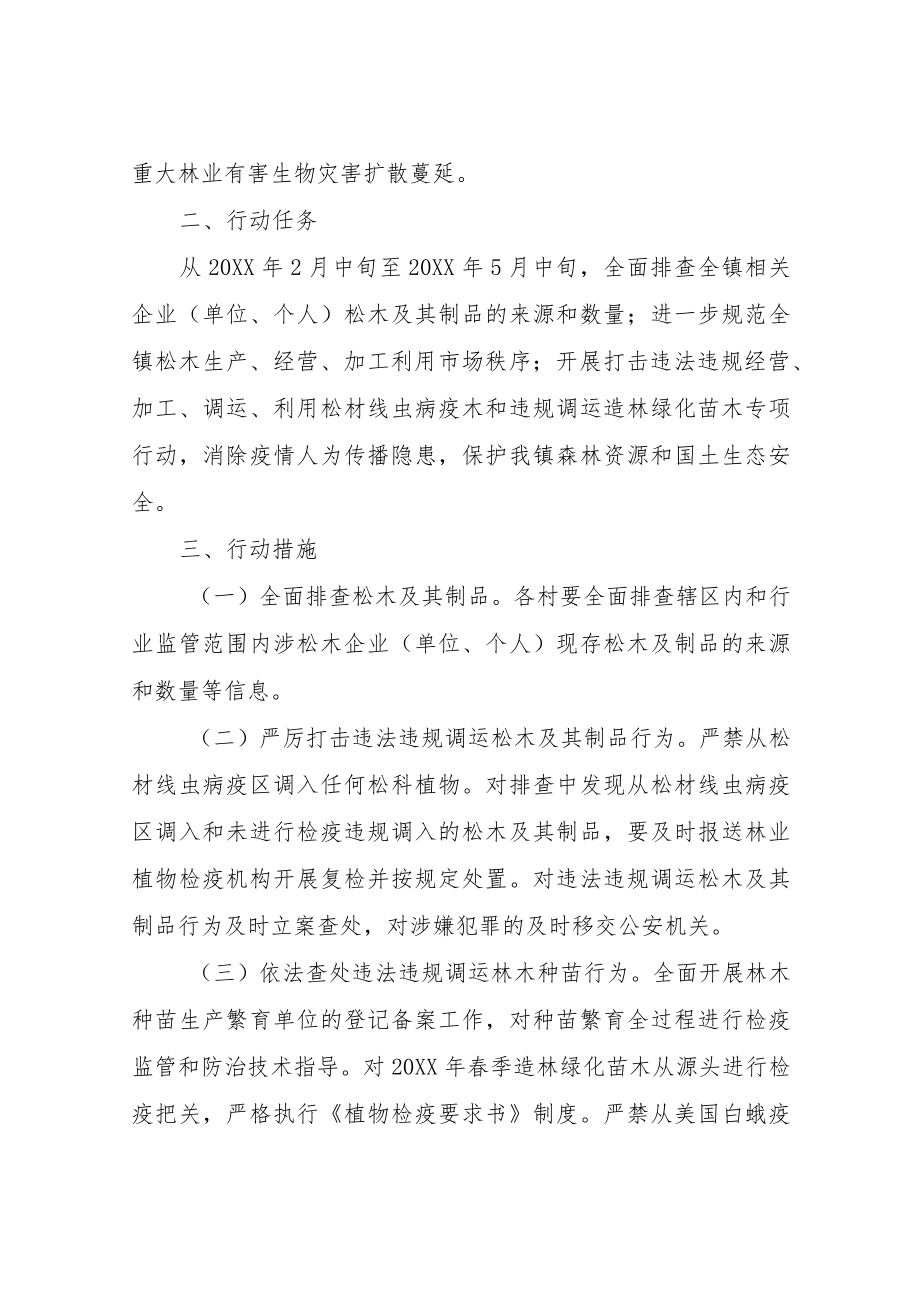 XX镇2022年林业植物检疫执法专项行动方案.docx_第2页