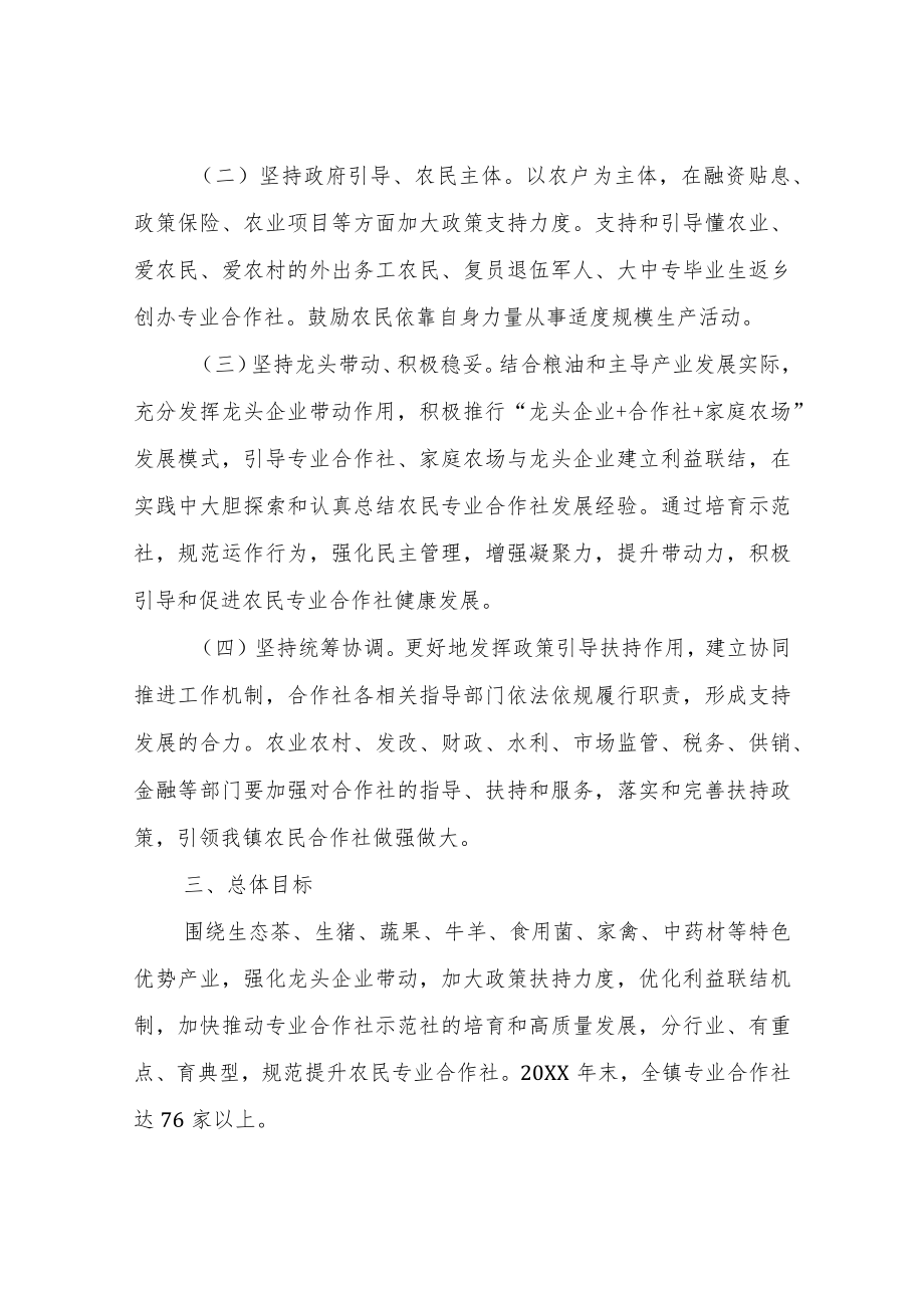 XX镇2022年开展农民专业合作社规范提升工作实施方案.docx_第2页