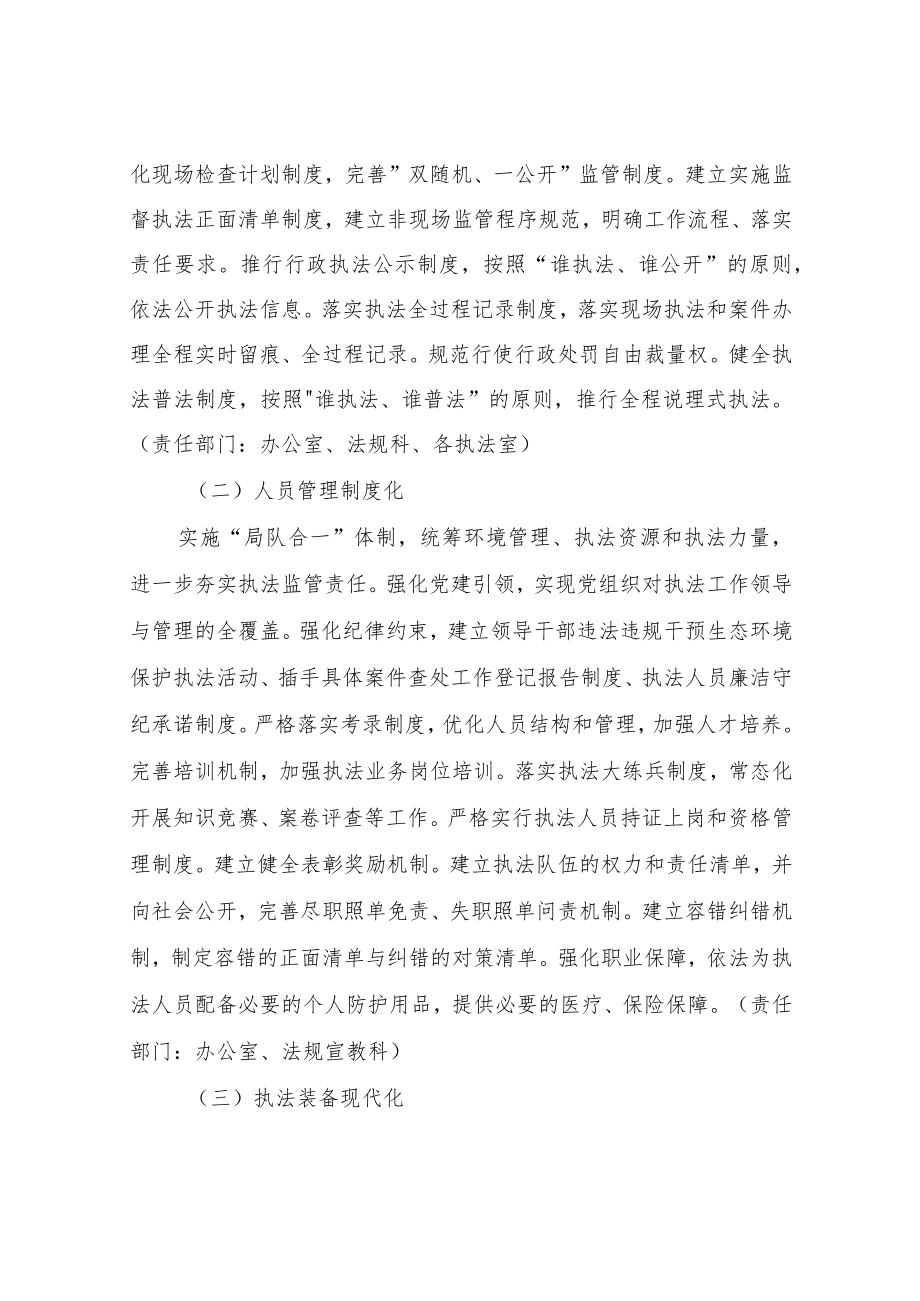 XX市生态环境保护综合行政执法机构规范化创建工作方案.docx_第2页