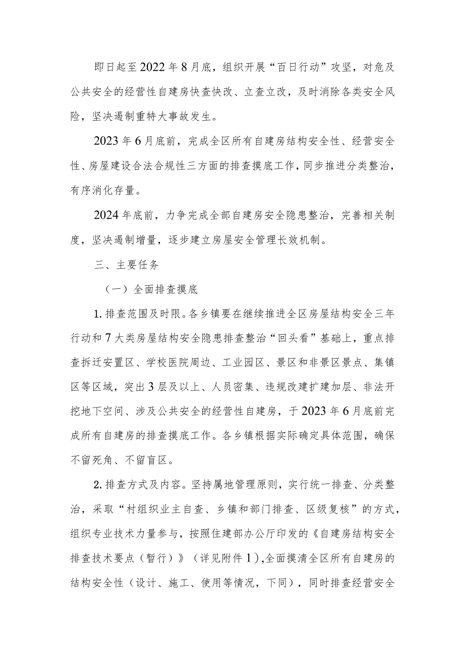 XX投资区自建房安全专项整治实施方案.docx_第2页