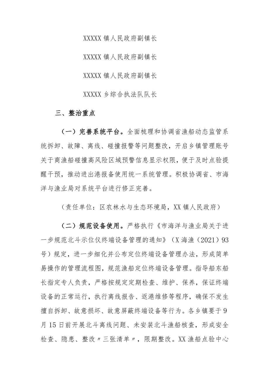 XX投资区渔业船舶严防海上疫情输入专项整治行动方案.docx_第2页