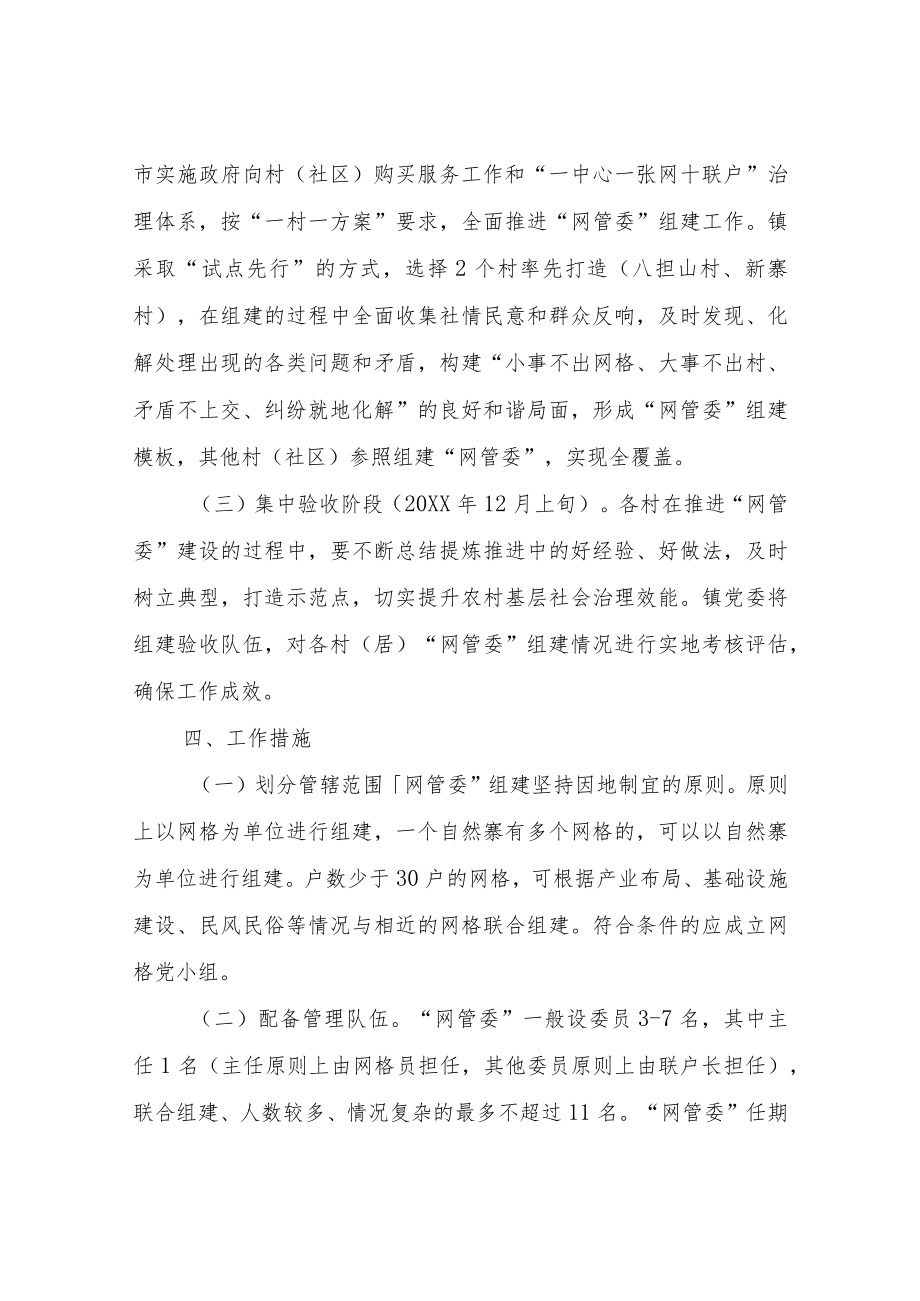 XX镇全面推进网格管理委员会工作实施方案.docx_第2页