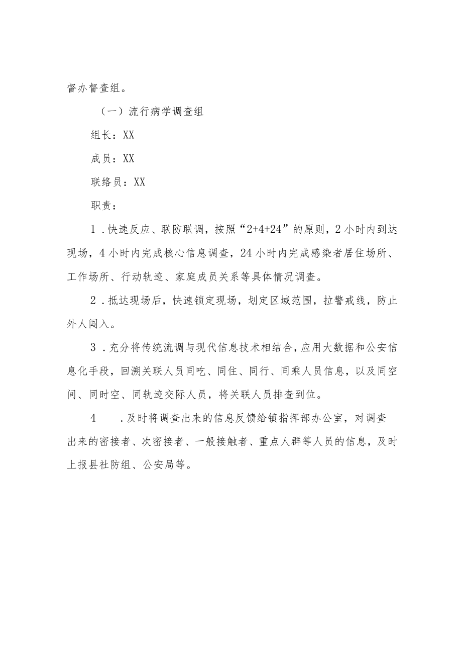 XX镇新冠肺炎疫情防控工作应急预案.docx_第2页