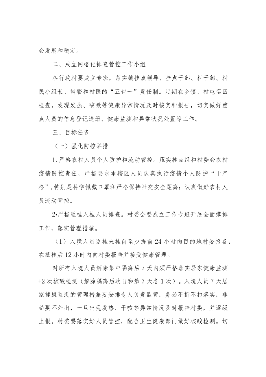 XX镇新型冠状病毒感染的肺炎疫情排查管理工作方案.docx_第2页