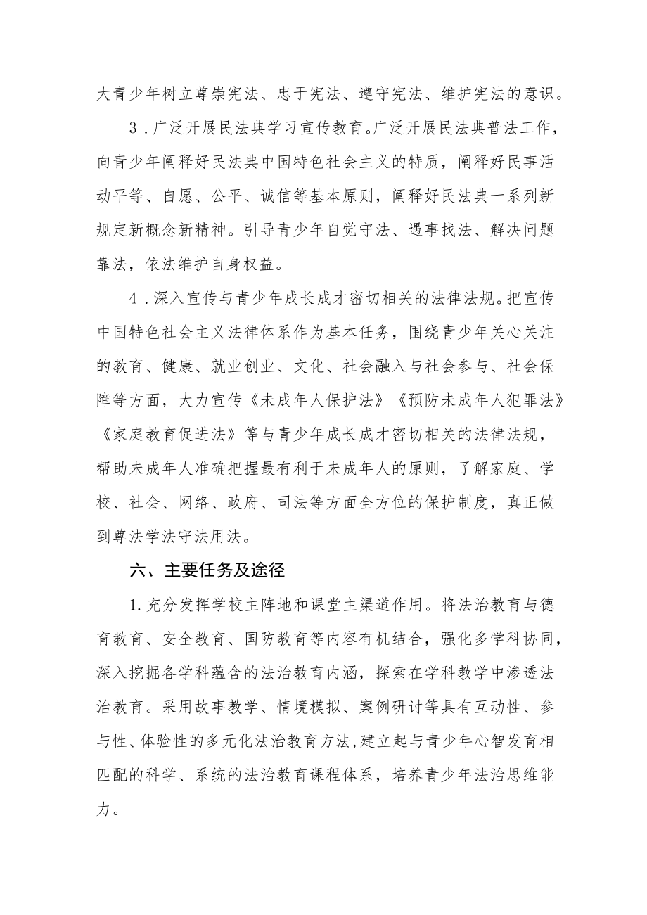 “关爱明天、普法先行” 青少年法治宣传教育活动实施方案.docx_第3页