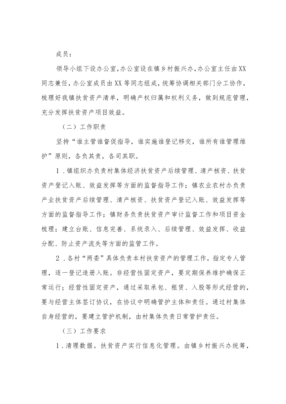 XX镇扶贫资产管理工作方案.docx_第2页