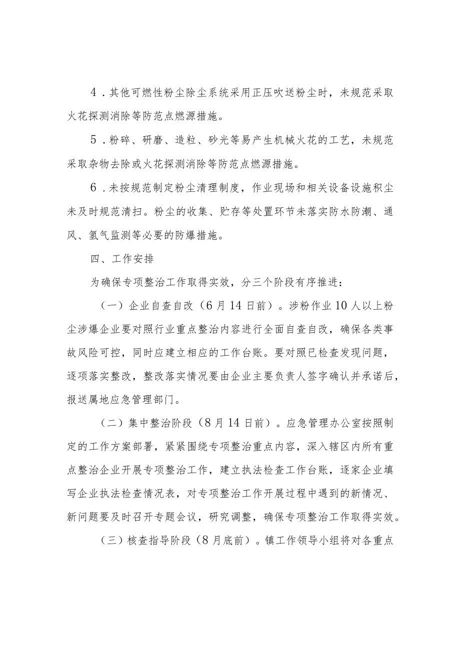 XX镇工贸行业安全生产专项整治“百日清零行动”工作方案.docx_第2页