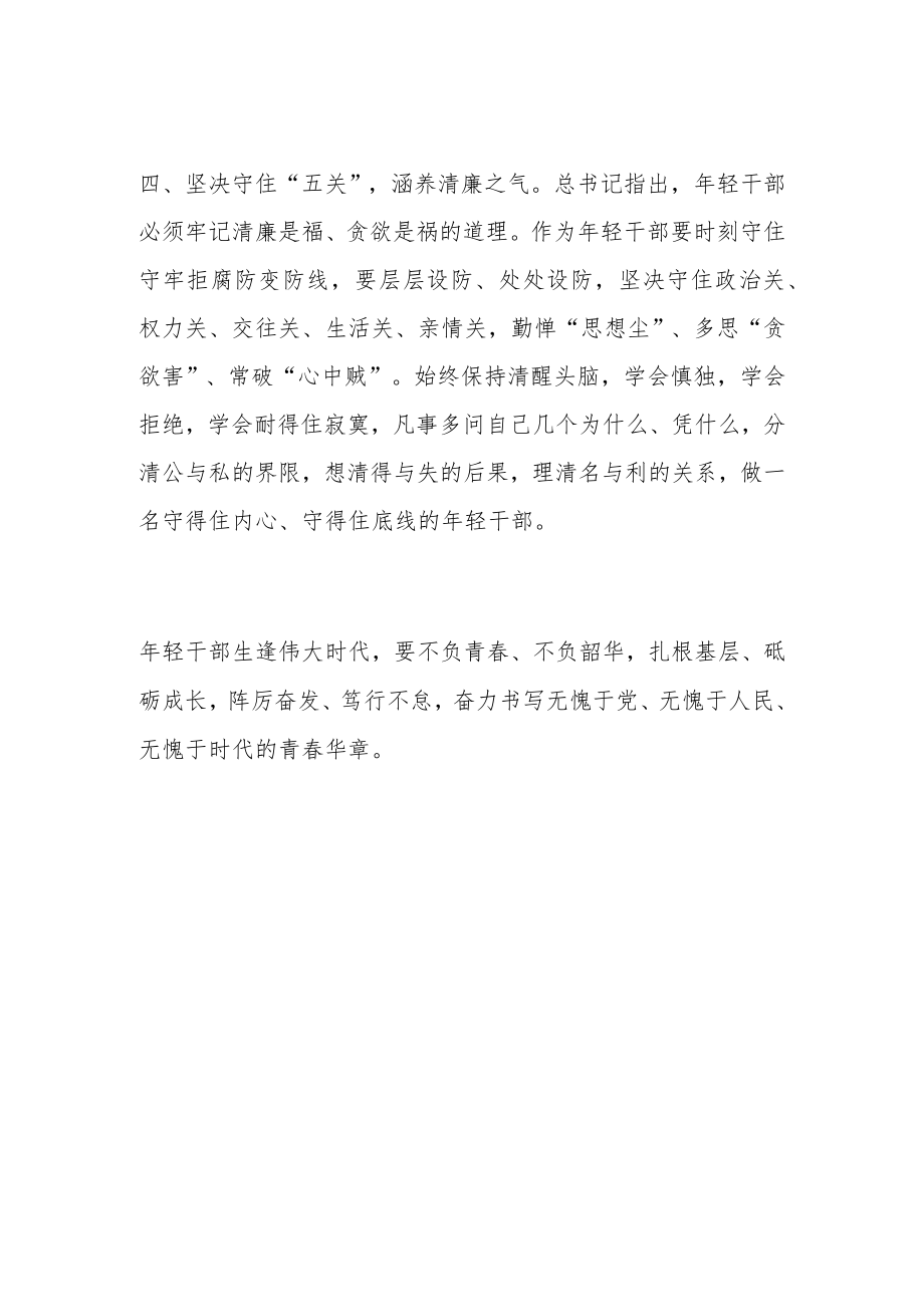 乡镇党委书记在轻干部座谈会上的发言提纲.docx_第3页