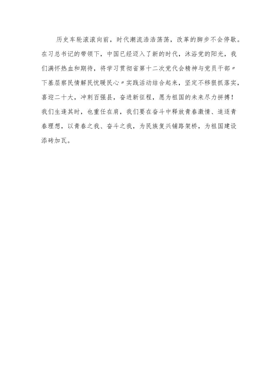 喜迎二十大宣讲稿：沐浴党的光辉感悟乡村变化.docx_第3页