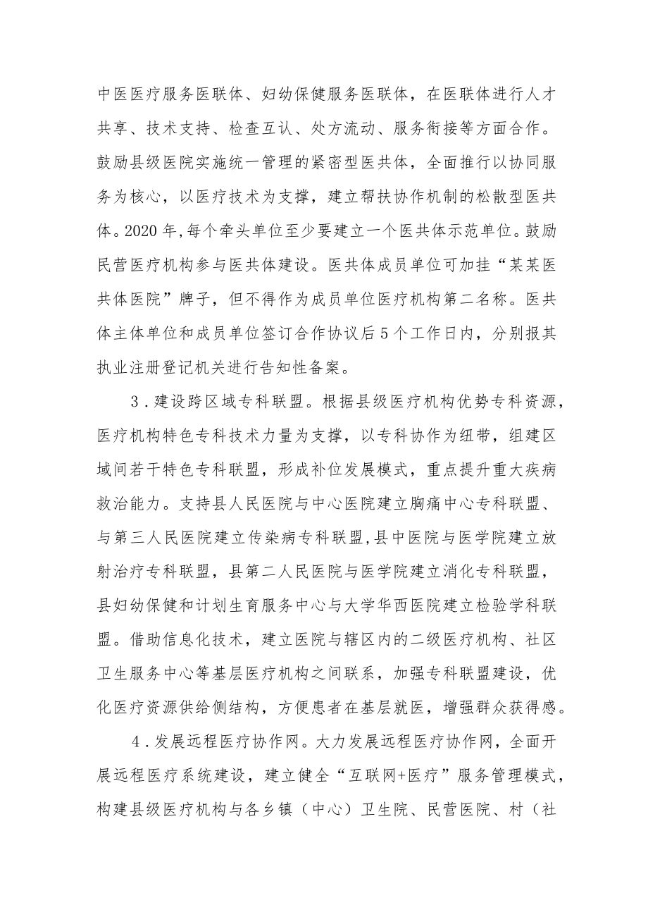 县中医院与乡政卫生院构建医联体实施方案.docx_第3页