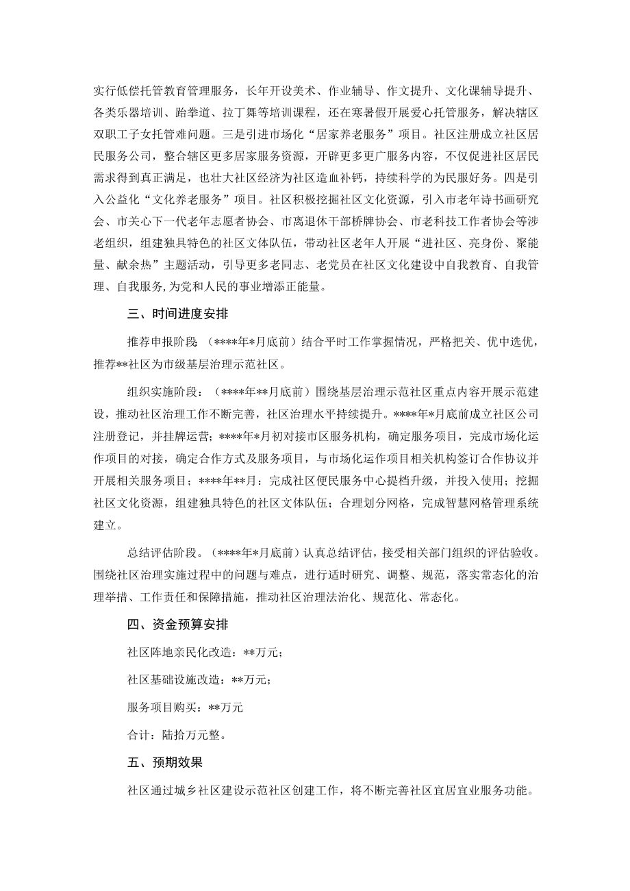 基层治理示范社区建设实施方案.docx_第2页