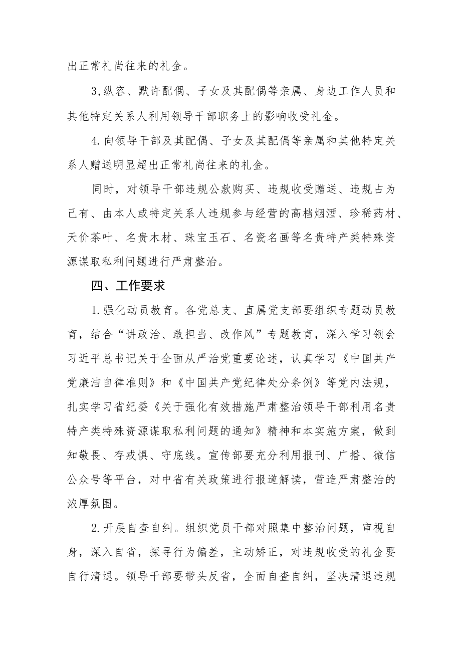 学校纪委关于集中开展违规收送礼金问题专项整治的实施方案五篇模板范文.docx_第2页