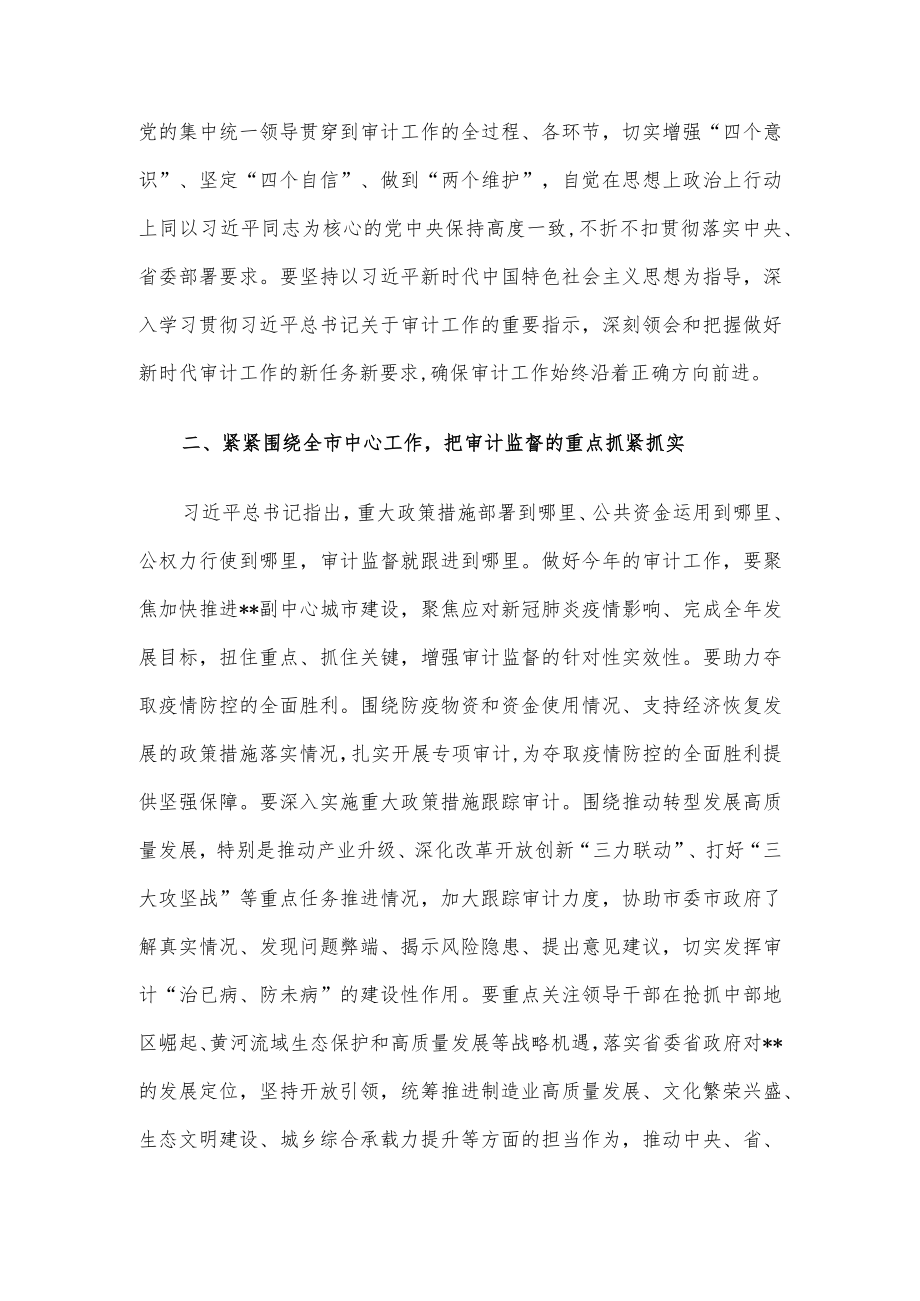 市委书记在市委审计委员会第二次会议上的讲话.docx_第2页