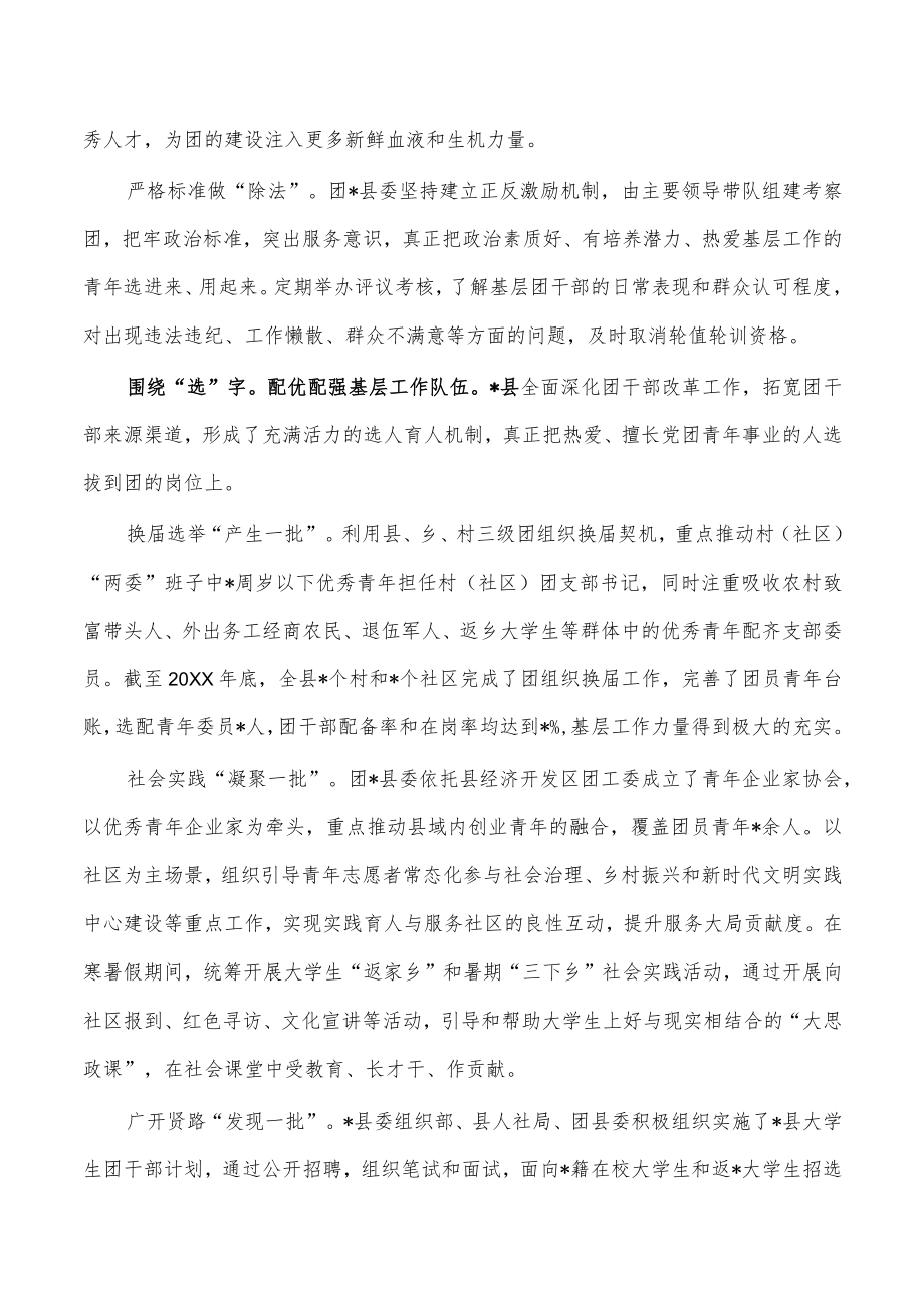 建强激活团干部队伍经验做法亮点.docx_第2页