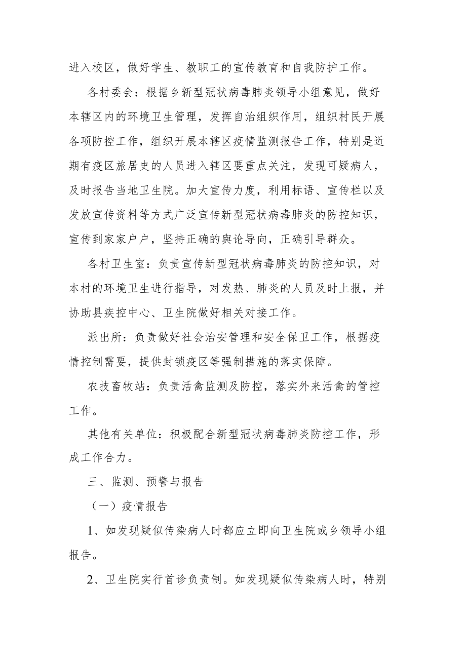 新型冠状病毒肺炎防控应急预案.docx_第3页