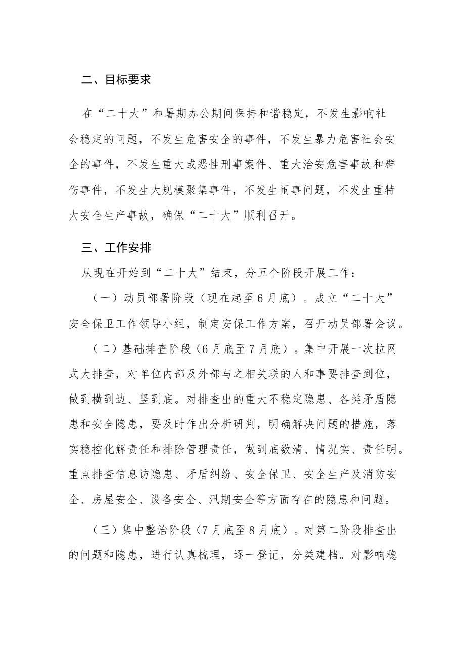 教育局“二十大”期间校园安全稳定工情况汇报等范文十篇.docx_第3页