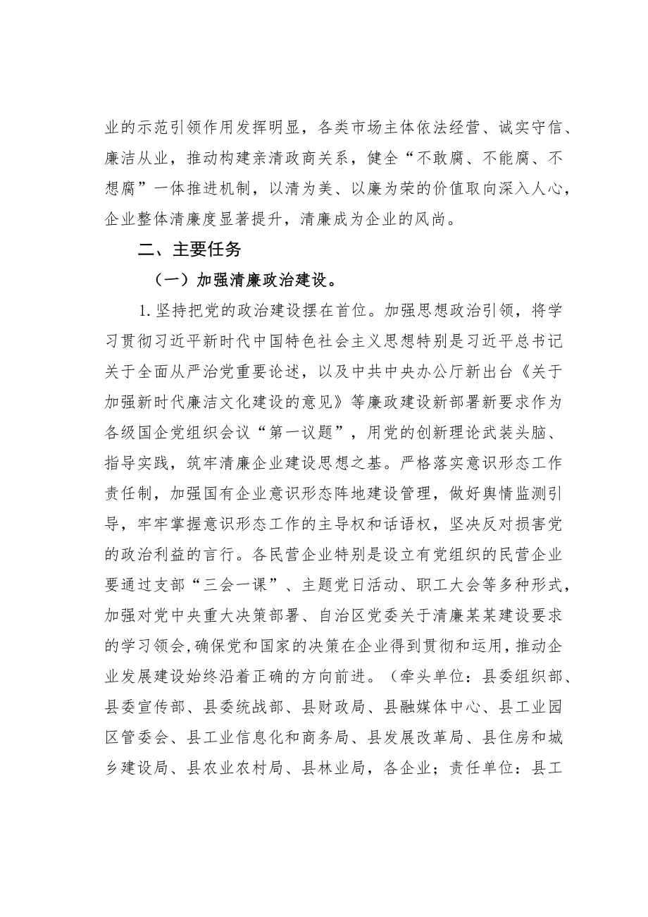 某县关于大力推进清廉企业建设实施方案.docx_第2页