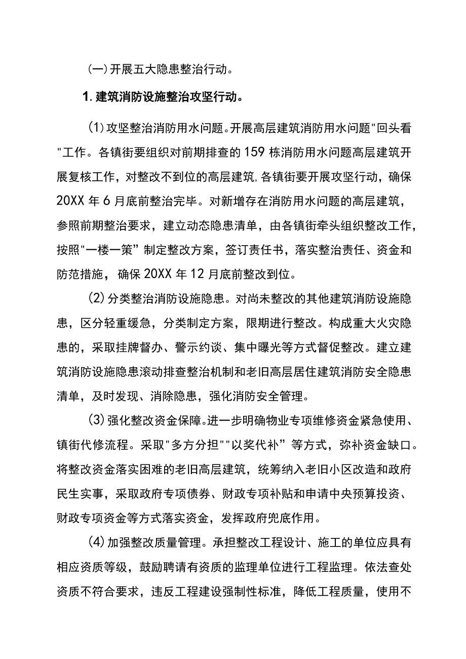 新时代高层建筑消防安全综合治理工作方案.docx_第2页